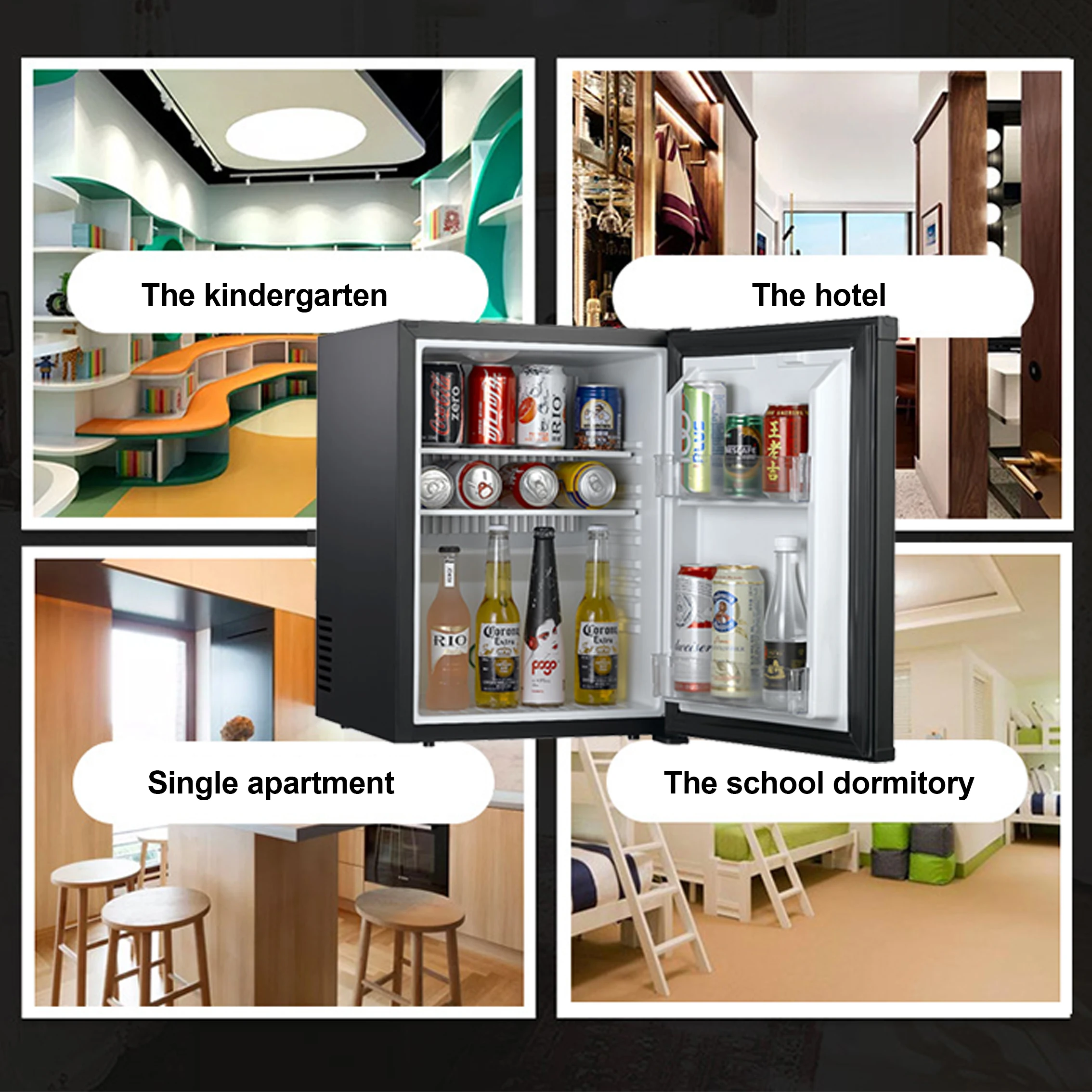 Multi purpose 40 litre mini office fridge 40l mini bar fridge