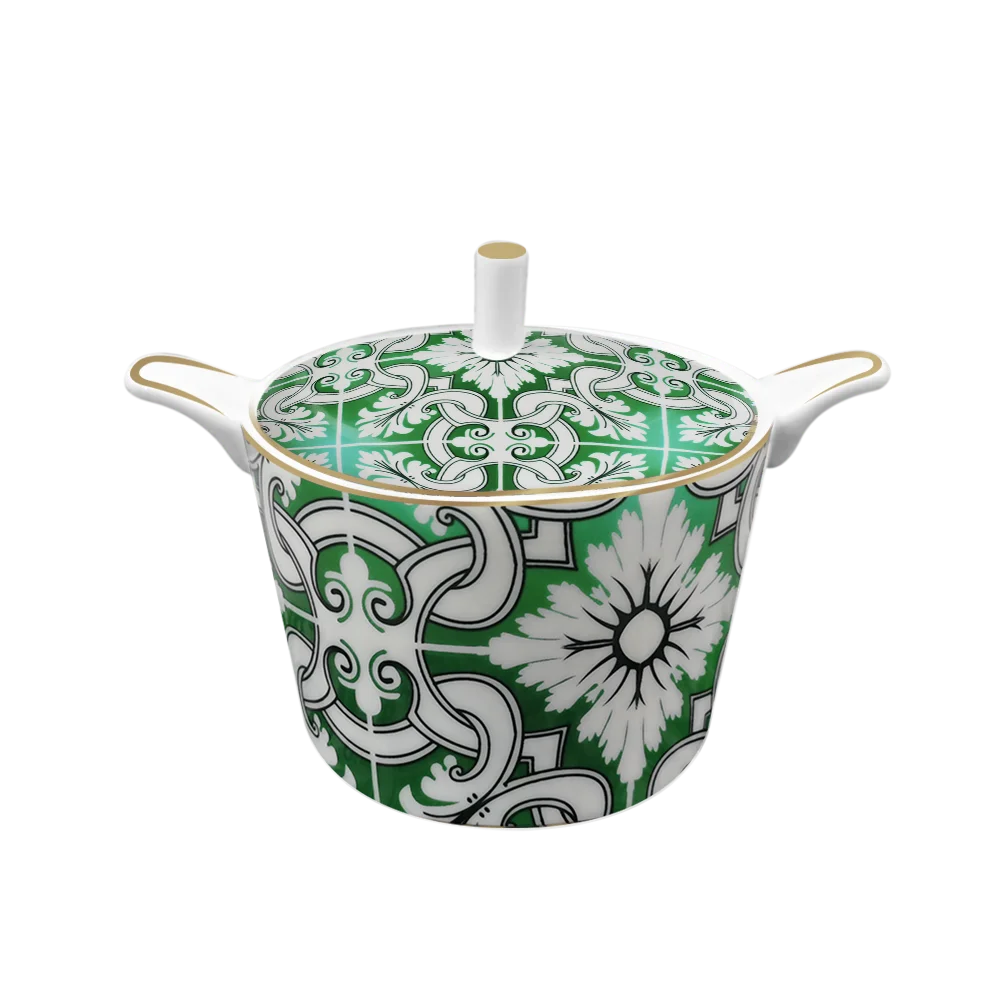 Restaurant luxury Bone China Coffee Cup And Saucer Dinner Sets Gold Tea Cup Sets Custom Mug With Logo Tableware