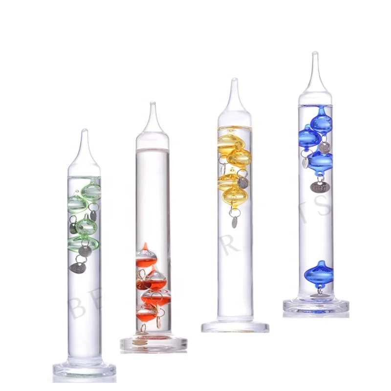 Бытовой Настольный стеклянный декор поделки прогноз погоды бутылка Galileo Термометр со стеклянным барометром