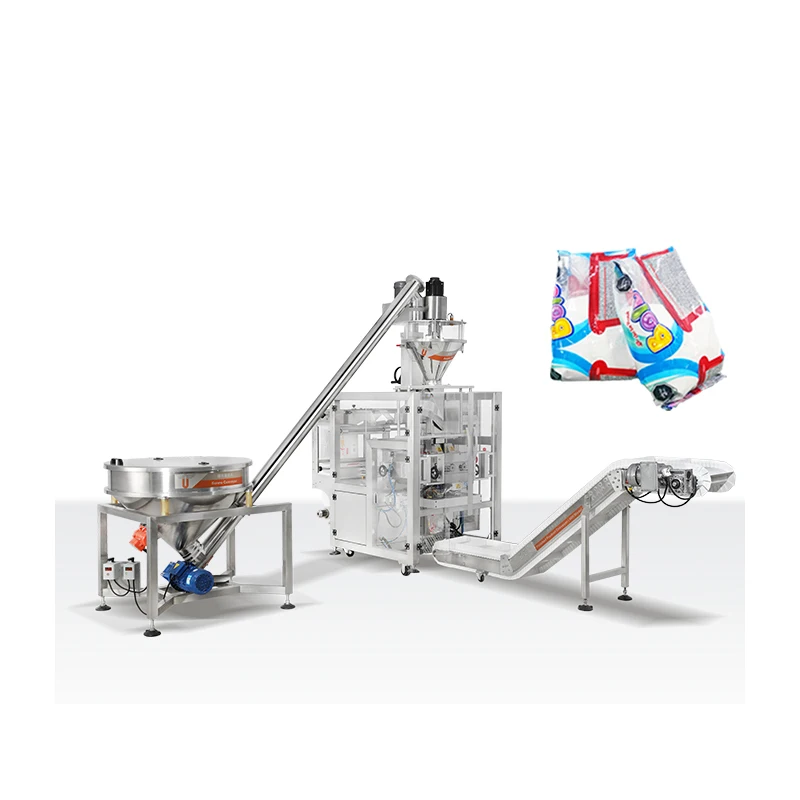 Automatic High Speed Stand Up Bag Washing Powder Packaging Machine Production Equipment