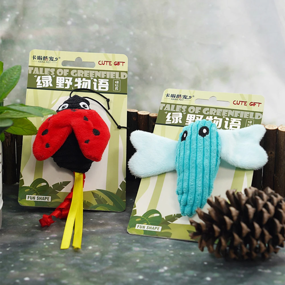 Manufacturer wholesale short plush catnip cat toy