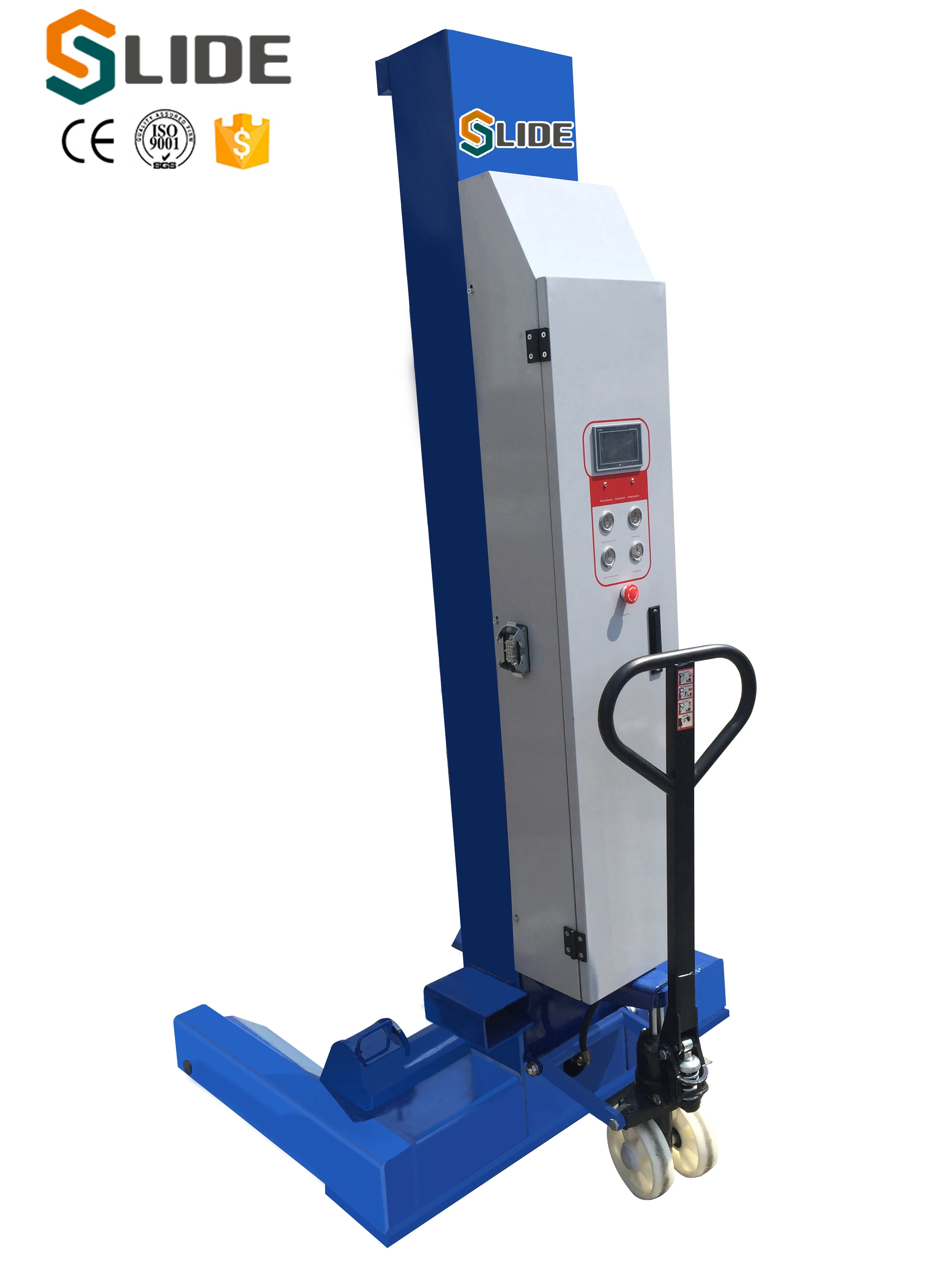 SLD heavy duty 4 post car lift heavy duty automotive truck lift heavy duty car jack lift hydraulic floor 7.5 ton