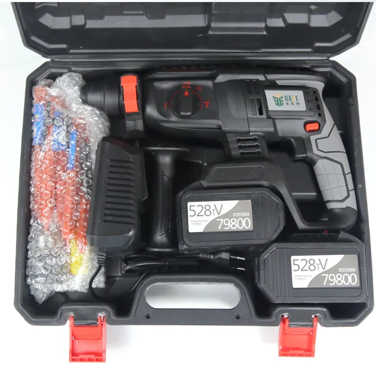 528TV strong hammer drill without rope drill hammer Heavy-duty electric hammer drill is used to monitor installation