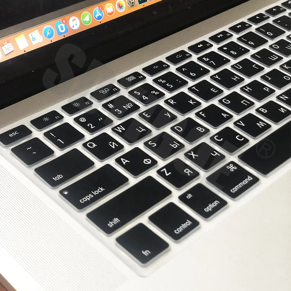 Чехол с русской клавиатурой для ноутбука macbook pro13 touchbar версия США/ЕС 13air A2337A2179 A2159 A2289 A1708