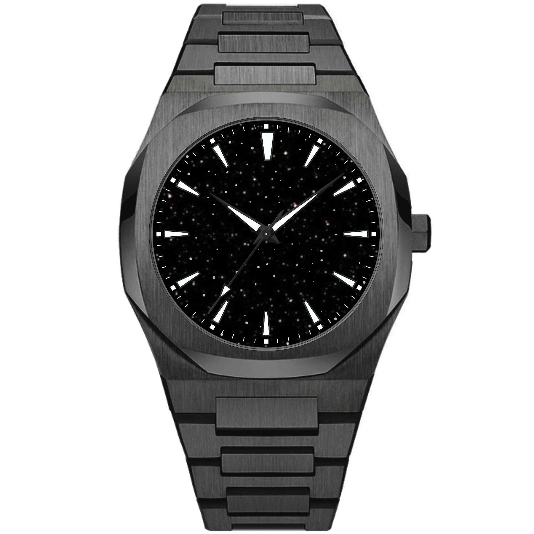 OEM Private Label All Black Chain Custom Logo Luxury Automatic Watch Man Luxuri Brand (1600442156350)