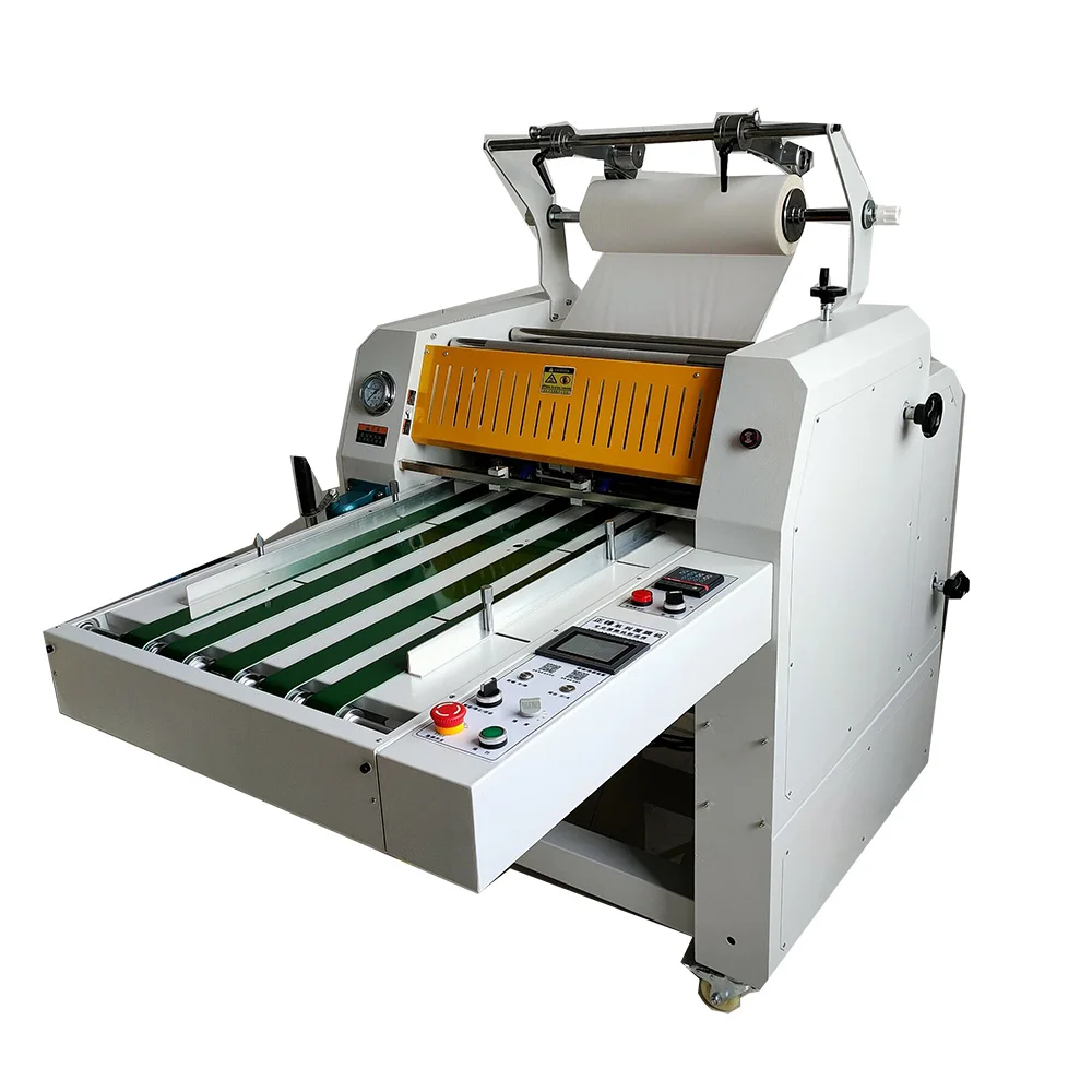 Factory price Automatic Cutting 390mm To 720mm Laminator Heating Tape Paper Table Laminating Machine