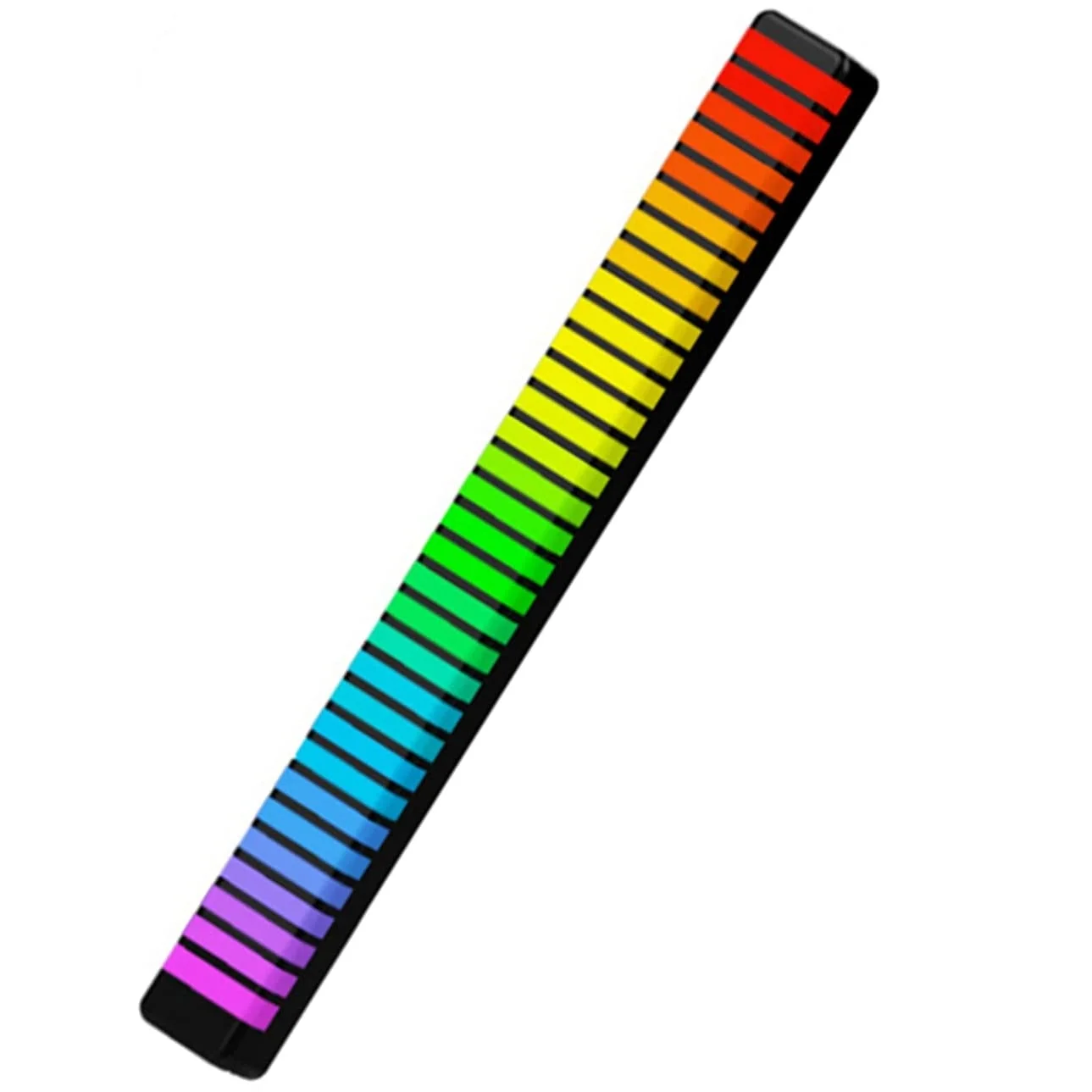 Перезаряжаемая Rgb лампа с голосовым управлением и уровнем звукоснимателя лампы ритмическим светом для звукового управления RGB светодиодная музыкальная световая полоса спектра