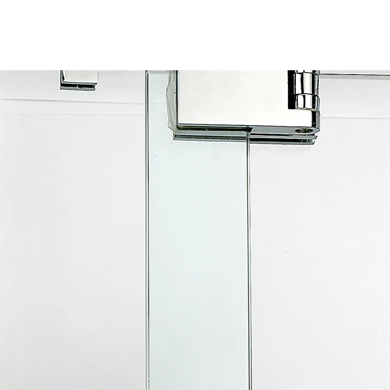 Service Custom Factory Design 2 Panels Simple Easy Stall Corner Swing Hinge Shower Door