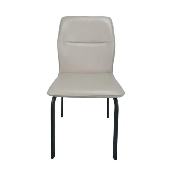 
High quality Vintage PVC Industrial Style in leather retro stitch dining room chair 
