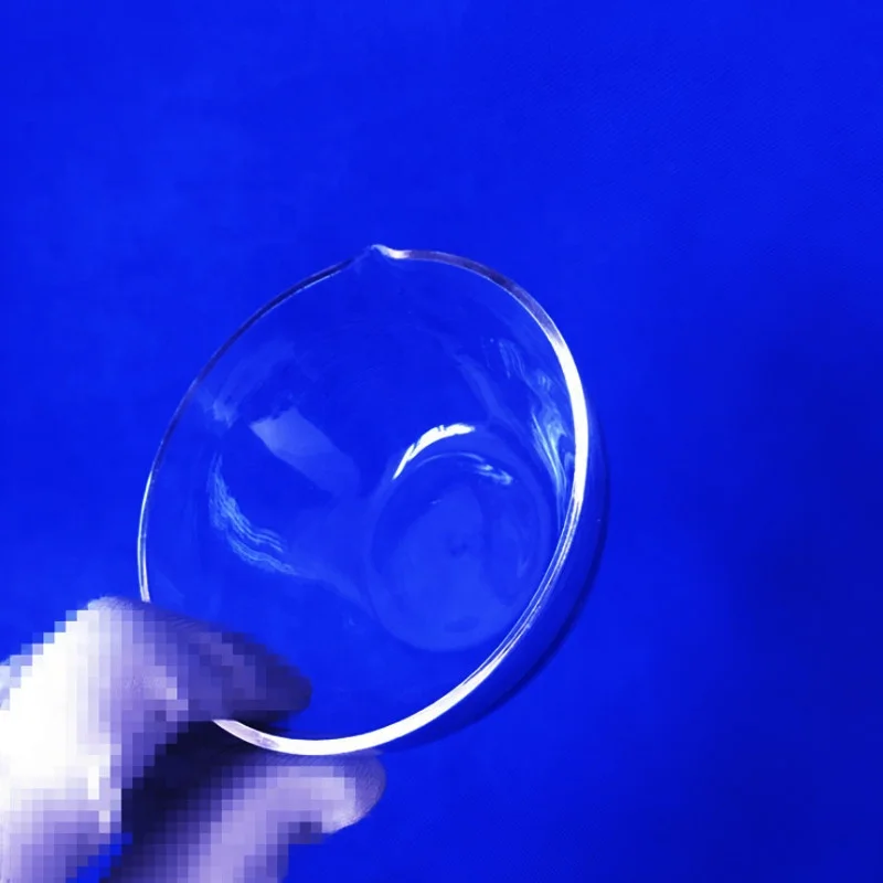 transparent quartz glass test tube