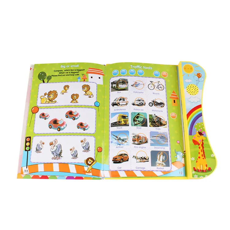 OEM Educational learning Promotion toys customize first story animal sensory memory baby books for baby child
