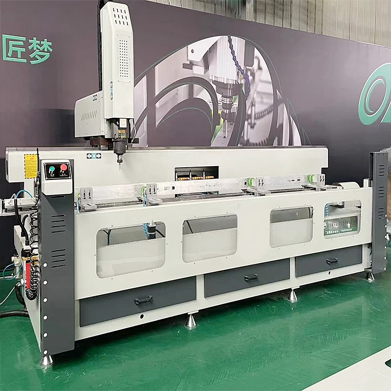 Лучшая цена cnc сверлильный и фрезерный станок алюминиевый профиль