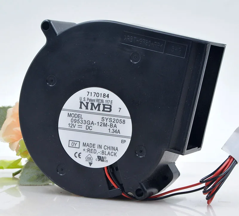 Original NMB 09533ga-12m-ba 12V 1.34a 9733 9cm centrifugal turbine blower fan