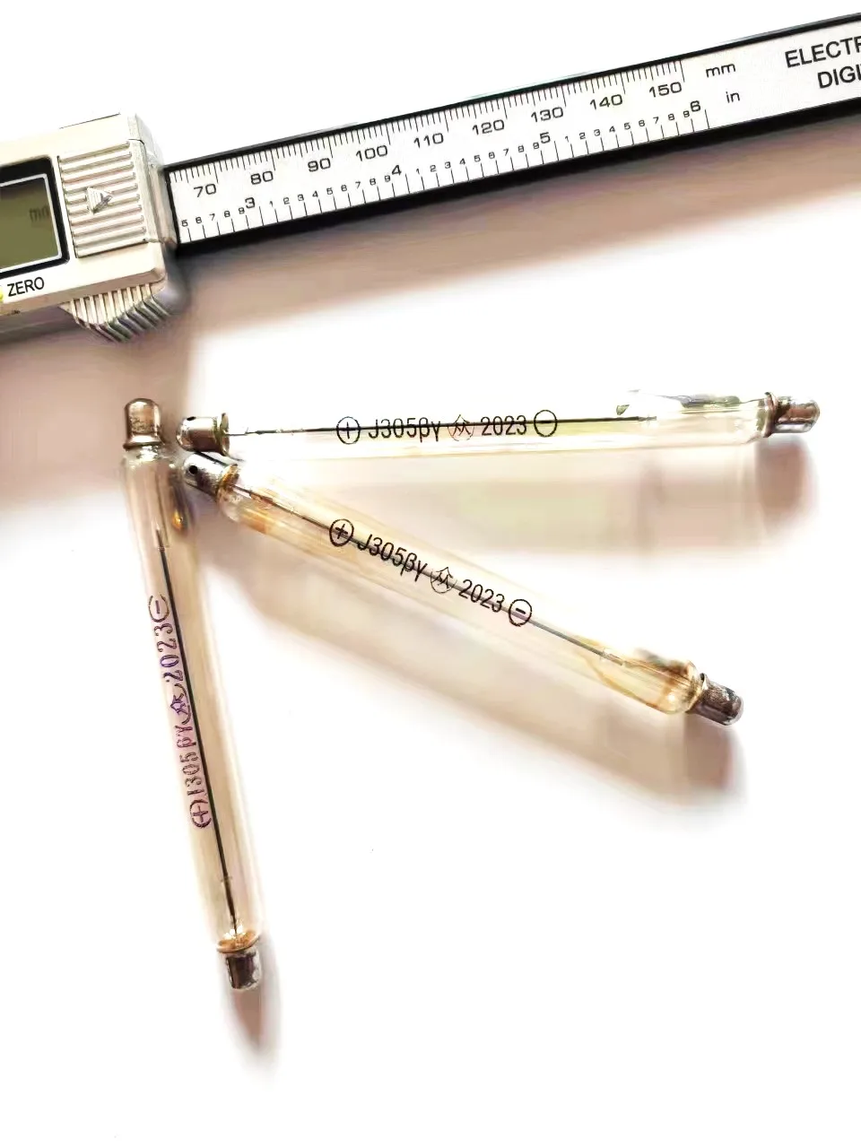 Geiger Counter tube J305 Glass GM tube Geiger tube Gamma Beta Radioactive detection Nuclear Radiation detector sensor