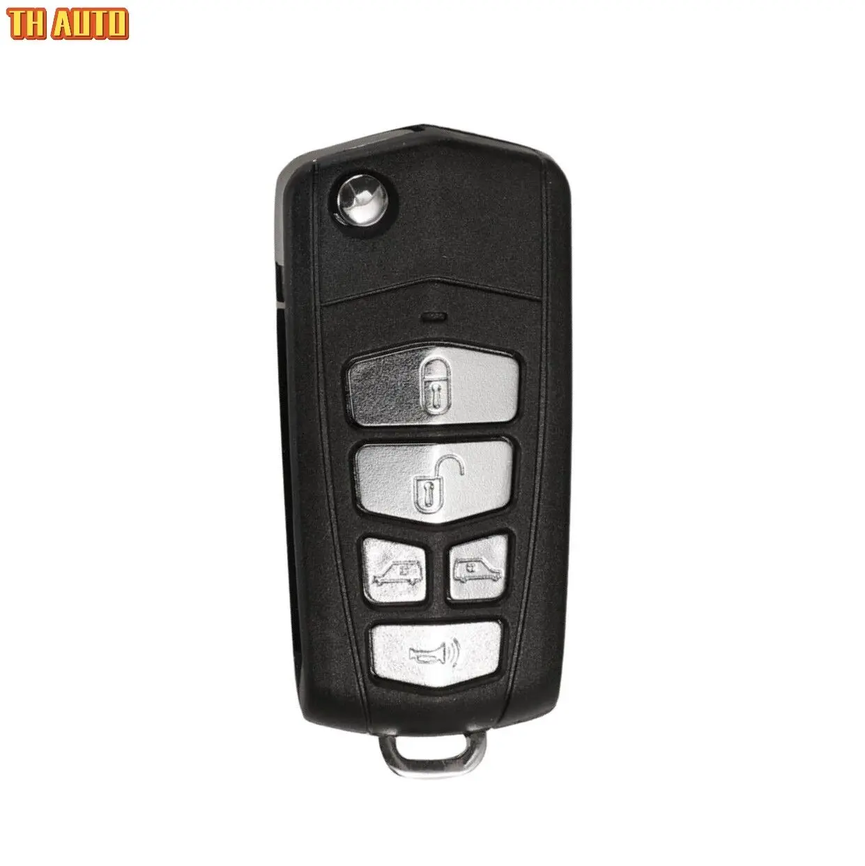 
With Logo Modified Flip Folding Key Case Cover For Hyundai Fit KIA Sedona Upgrade Remote 5 Button Fob Key Shell 