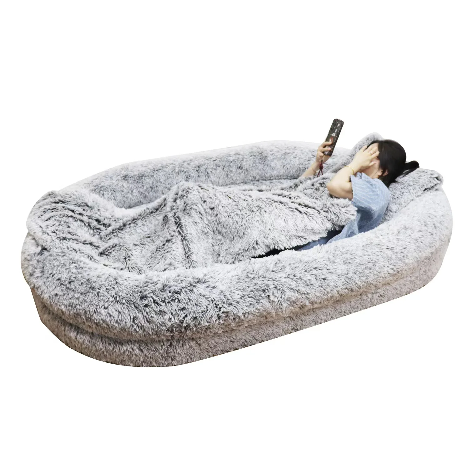 Pet Bed Humans with Pocket Plush Pet Beds Luxury Pet Beds for Small Medium and Large Dogs