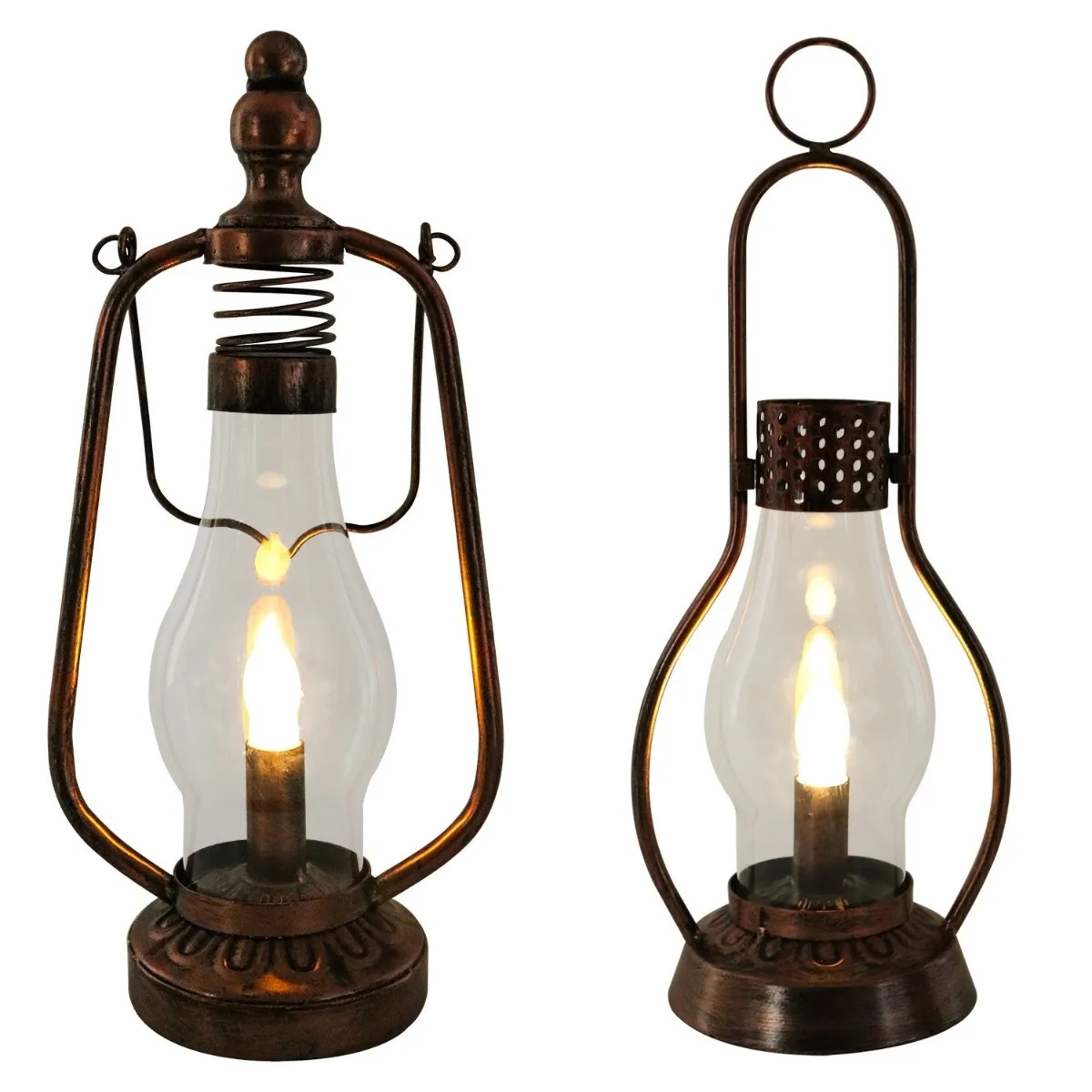 Solar LED Candle Camping Light Outdoor Garden Lantern Flickering Flame LED Hanging Oil Lamp Waterproof For Street Vintage Deco