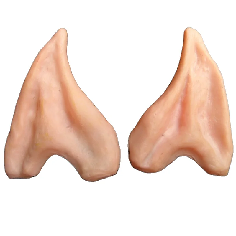 Latex Soft Pointed Prosthetic Wizard Elf Fairy Hobbit Vulcan Spock Alien Costume Tips Ears