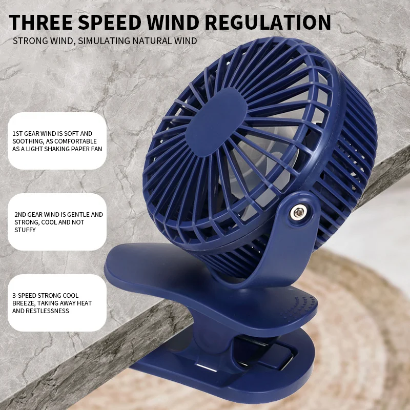 Manufacturer air Cooler Home Appliance Rechargeable Desk Clamp Fan and Vehicle Fan With USB Recharging
