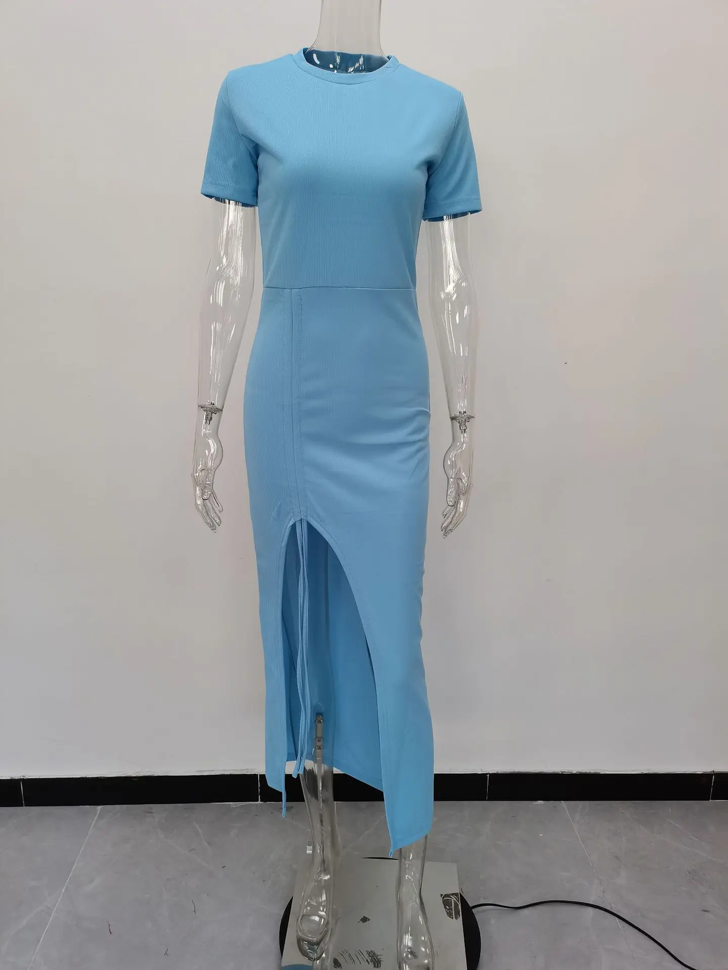 2022 Fashion casual sexy elegant women clothing ladies girl bodycon dress for summer evening night dinner party cheap wholesale