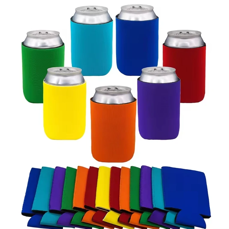Custom Logo Reusable Neoprene Insulated Bottle Drink Cup Sleeve Wine cooler bag
