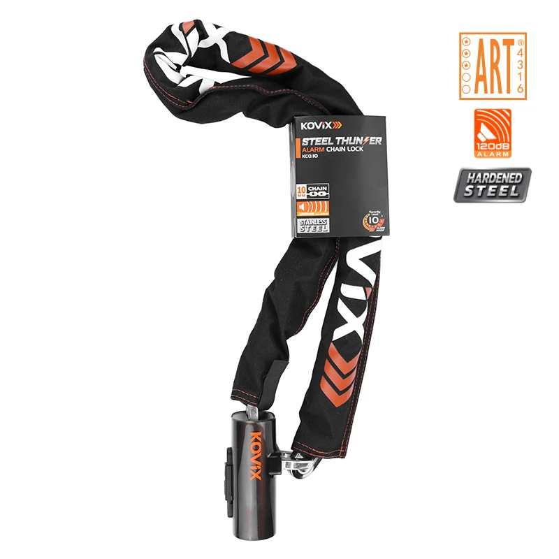 Safe and reliable alarm Chain Scooter Lock Bicycle Lock with chain combination lock