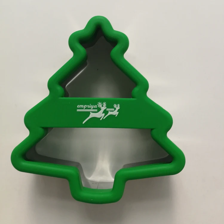 
Wholesale Eco-Friendly High Quality Stainless Steel with Silicone Cookie Cutter 