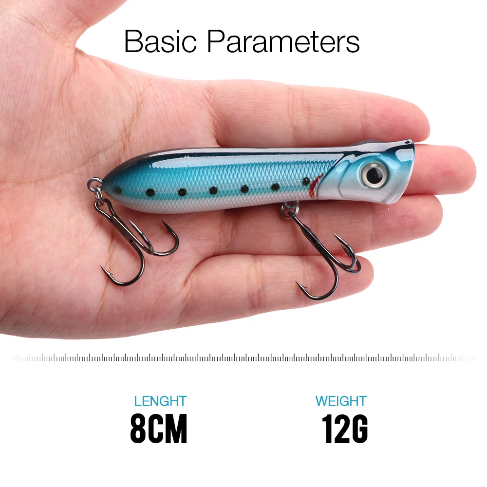 Factory blank popper lure fishing lures poppers handmade