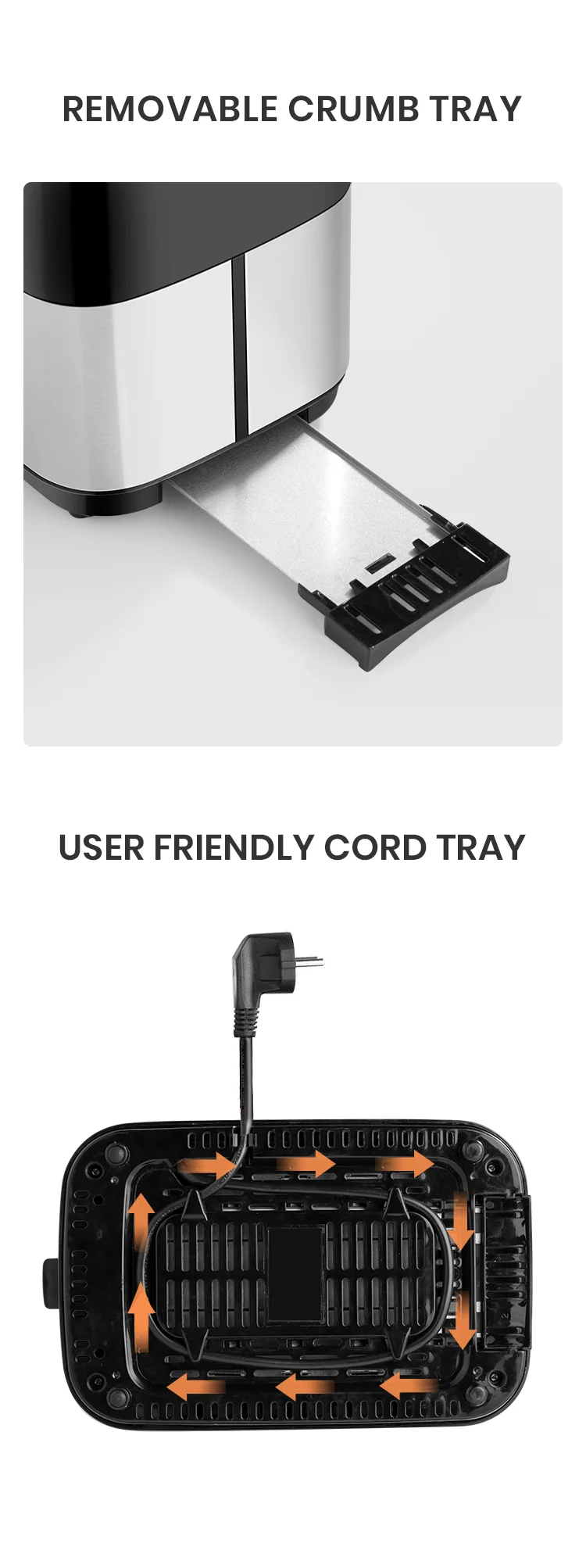 New Touch Screen Grill Bread Toaster with Warming Rack 6 Shade Setting Bun Toaster 2 slice