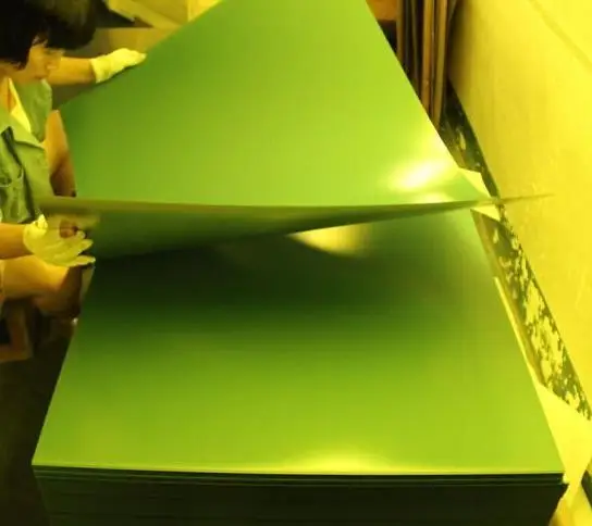 Green PS plates long runlenth Positive Conventional PS Plate Offset UV-CTP printing plate green color