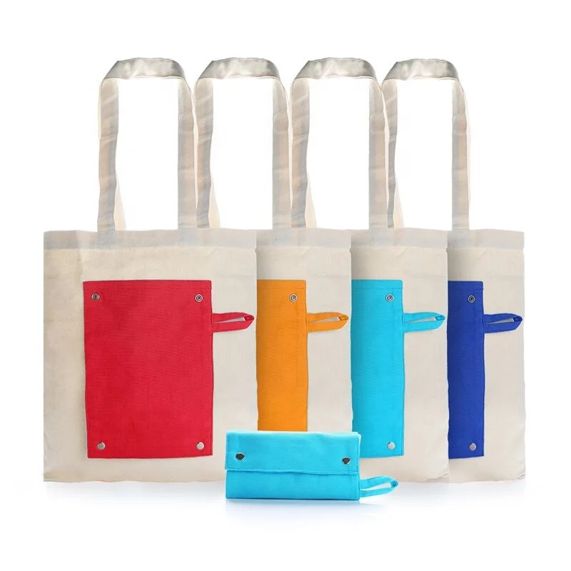 Sympathybag canvas foldable shopping bag grocery bags reusable foldable shopping bags
