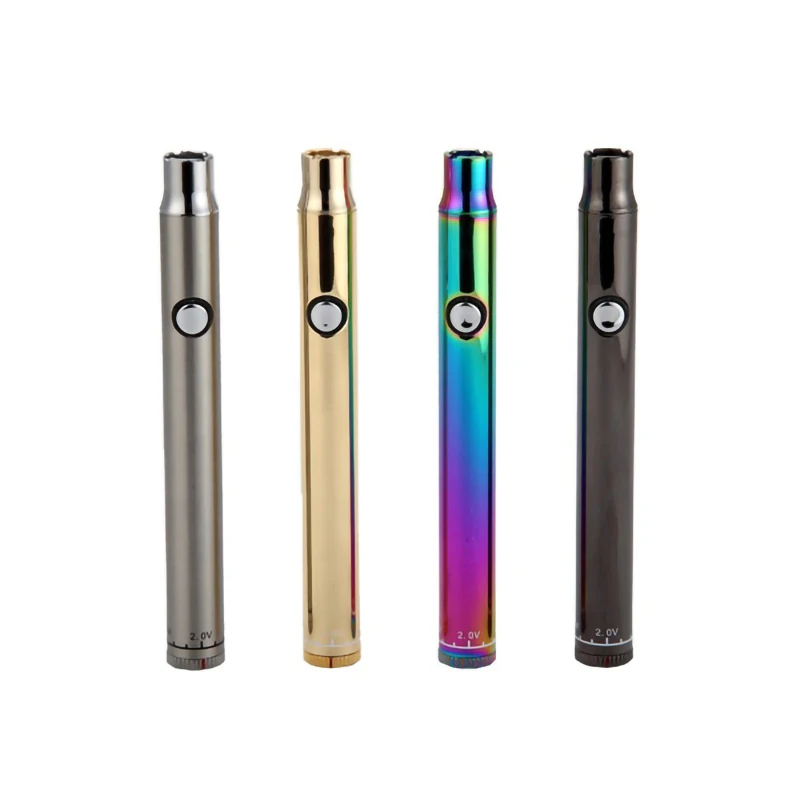510, предварительно нагреваемая батарея для вейпа с нижней поворотной кнопкой, 380 мАч, тонкая электронная сигарета cbd, вейп-ручка с переменным напряжением, испаритель для картриджа CBD