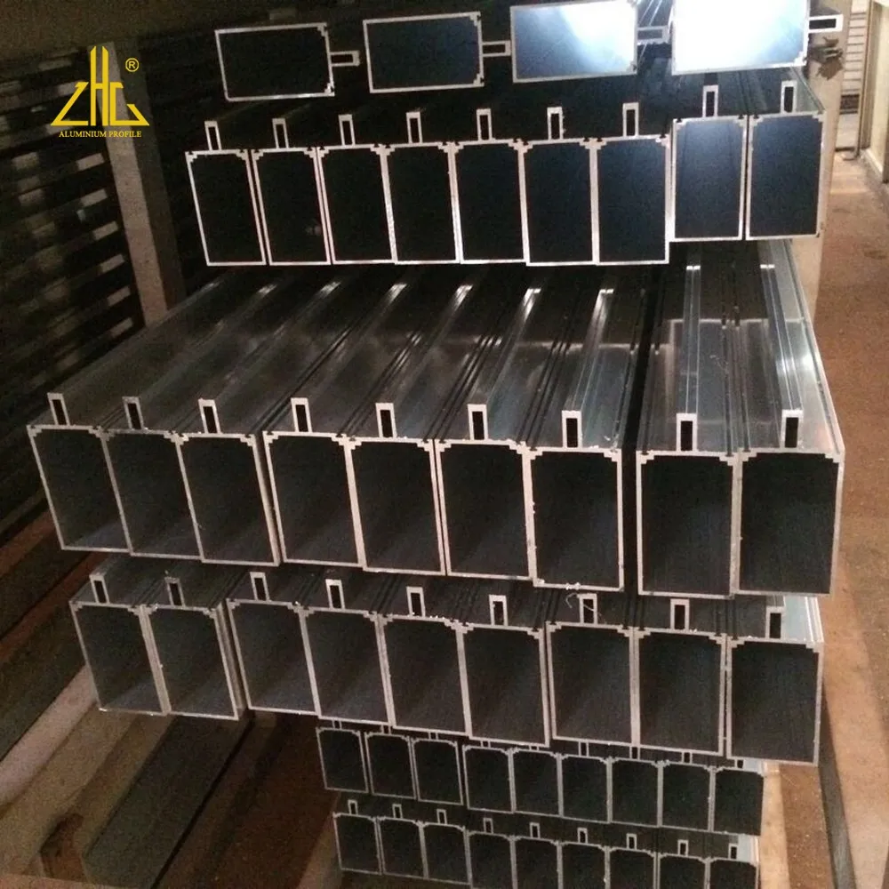Zhonglian Manufacturer hidden frame obvious frame glass curtain wall system with ready mold aluminum profile for architecture