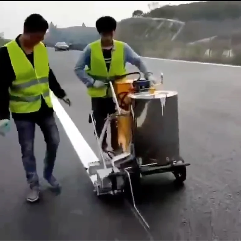 Термоплавкая дорожная маркировочная машина для строительства термопластичная краска уличная оборудование маркировки дорог