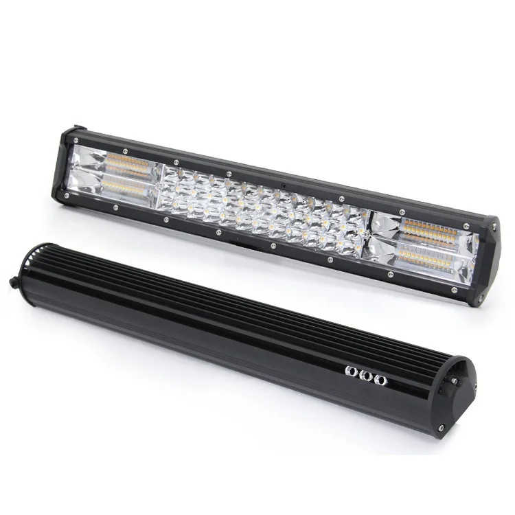 12v 24v truck led light bars amber white dual color led light bars for atv