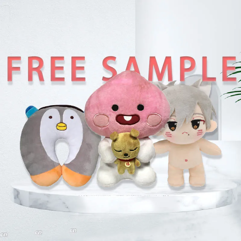 Free sample Custom Plush Toys Stuffed Animal Toys kawaii animal Plush neck pillow Gift for kids
