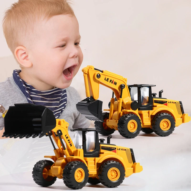 Diecast Vehicles Take Apart Truck Car Model Toys Construction Vehicles Excavator Toy Set For Boy