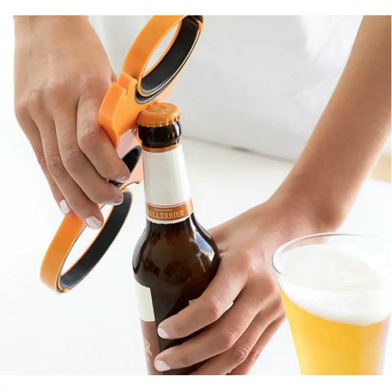 5 in 1  Multi Function Twistease Beer Bottle Opener Multi-Purpose  Plastic Jar Can Bottle Opener Kitchen Tool