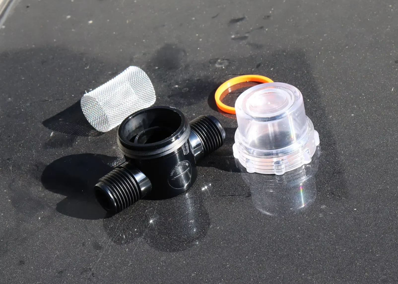 Plastic Small Inline NPT Water Treatment Prefilter 304 Stainless Steel Mesh Inlet Outlet Strainer for Agricultural Use