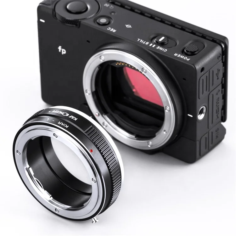 K&F Concept High Precision Lens Mount Adapter for Konica AR mount lenses to Leica L Camera Body