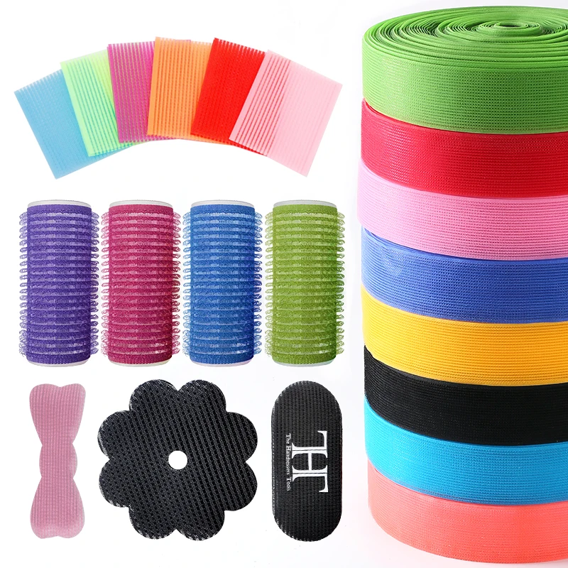 High Quality Popular Barbershop Custom Eco-Friendly Nylon Plastic Hook And Loop Hair Rollers /Hair Grippers