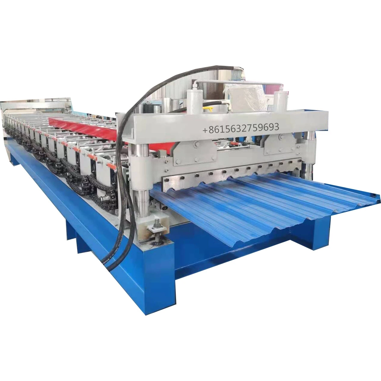 HD 2024 Hot Sale Full automatic zinc metal roof roll forming machine