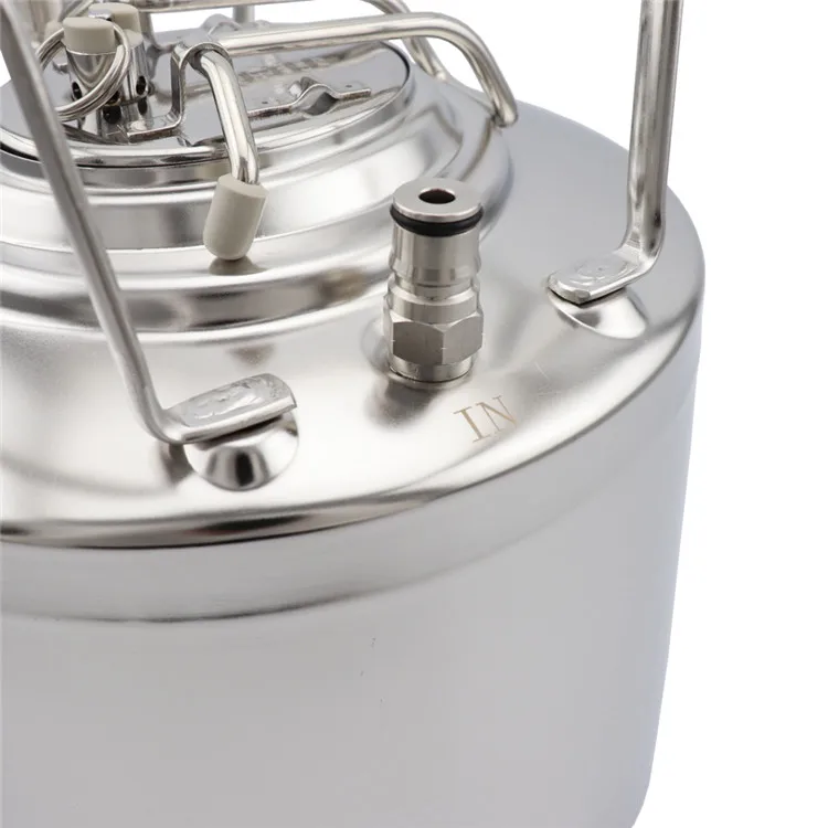 Stainless Steel Ball Lock Home Brew Kegerator Beer Keg 6L Pepsi Soda Cornelius Keg