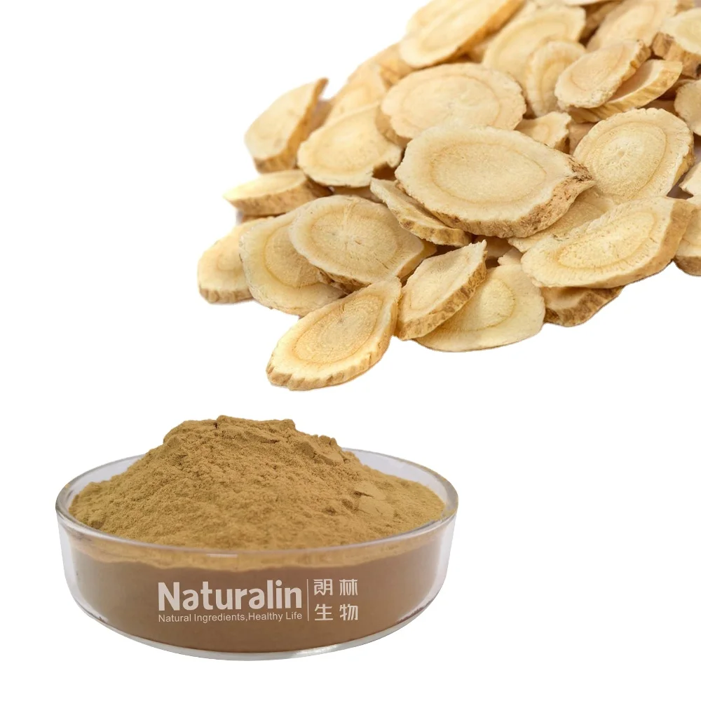 Натуральные Традиционные китайские травы продукты для здоровья Astragalus membranaceus(Fisch.)Bge. Экстракт полисахарида астрагала 50%