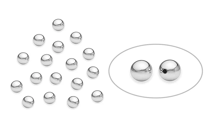 Custom High End 925 Sterling Silver Beads for Jewelry DIY Accessories