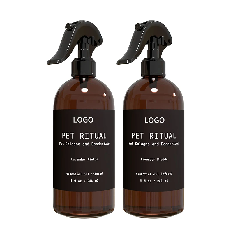 Private Label Lavender Dog Perfume Spray Dog Deodorizer Spray Essential Oil Infused Dog Fragrance Spray