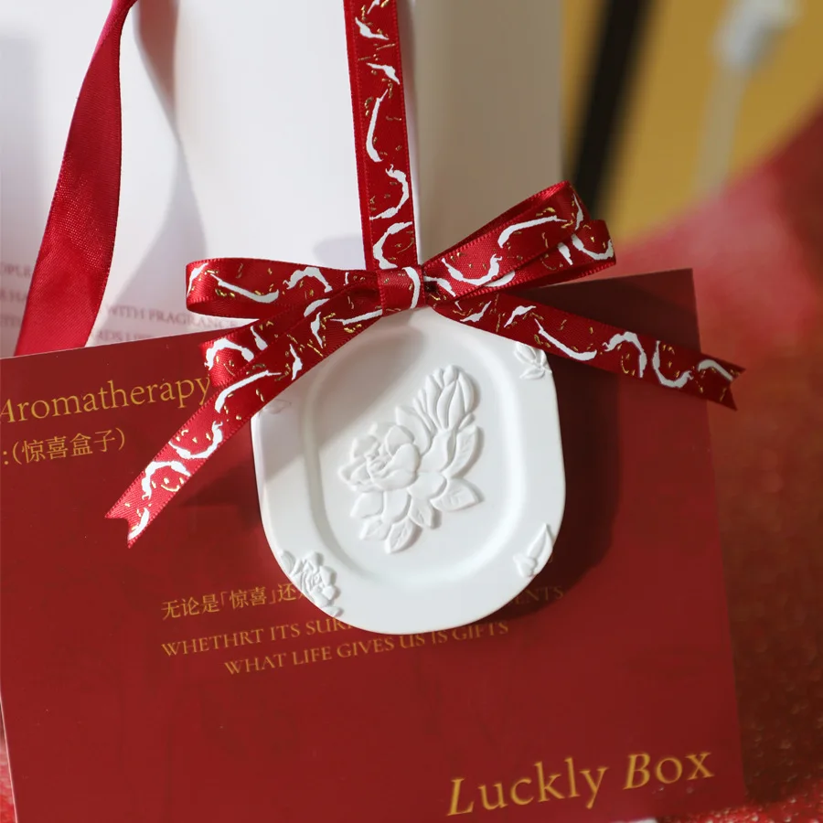 New Year Aromatherapy Candle Gift Set Indoor Aromatherapy Hanger Annual Meeting Handholding Gift