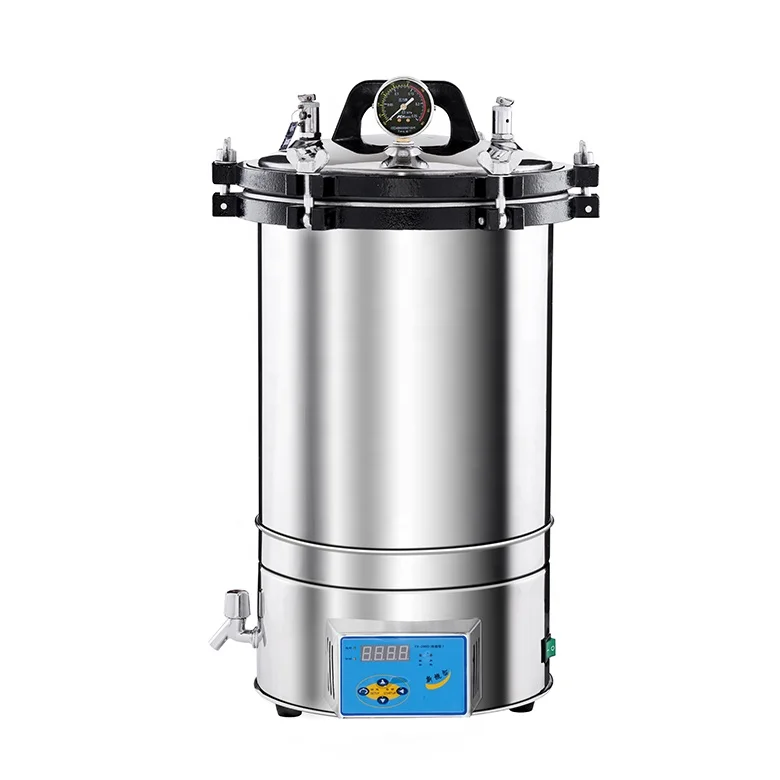 YX-280 Medical Equipment 18L 24L 30L Portable Stainless steel  Electric Digital Portable pressure Steam Sterilizer