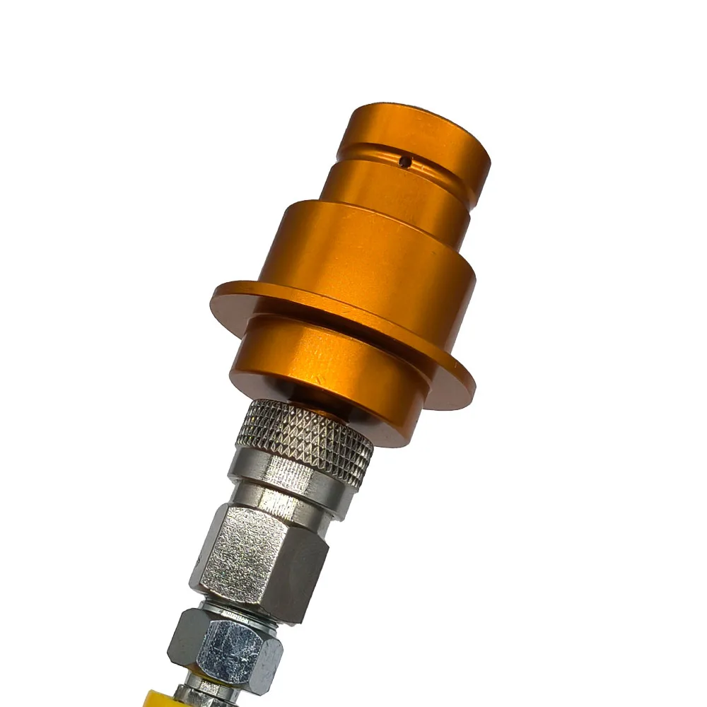 Soda Machine Adapter with Quick Connector Hose, Soda CO2 Stream Cylinder CGA320 Threaded Refill Fit for Soda Terra, Art, DUO