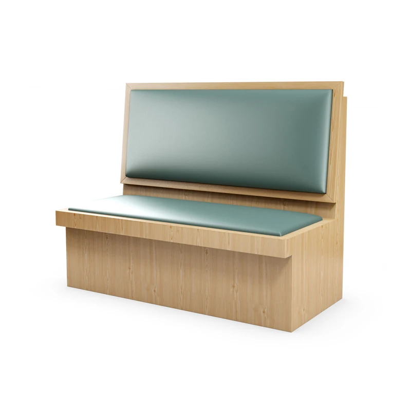 Modern Design High Quality Wood Booth Tables Chairs Cheap Restaurant & Cafe Dining Furniture Set for Home & Villa Use Wholesale